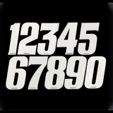 Tangent Front Plate Number (3")