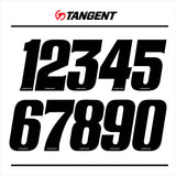 Tangent Front Plate Number (3")