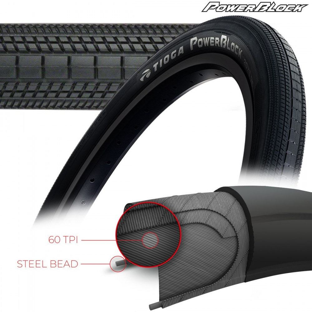 Tioga PowerBlock Tire - Wire Bead